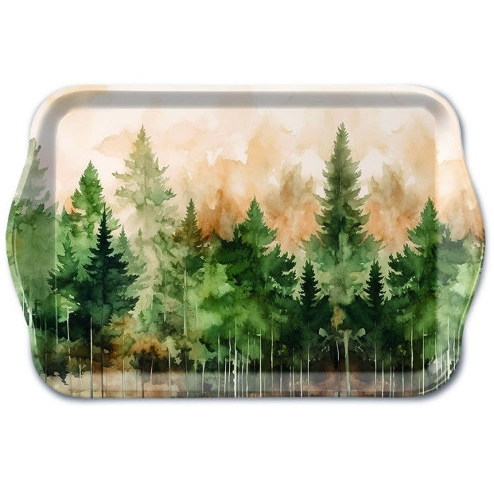 Bandeja de melamina mini Evergreen Trees