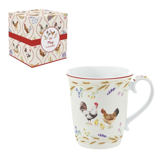Taza de porcelana inglesa Clif Country 275 ml.