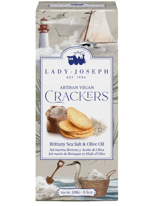 Crackers Sal Guerande y Aceite de Oliva Lady Joseph 100 gr.14 uds.