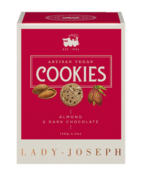 Cookies Almendra & Chocolate Lady Joseph 130 gr. 12 uds.