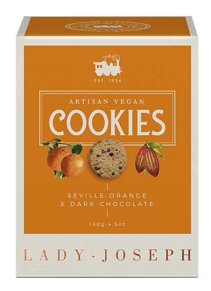 Cookies Naranja & Chocolate Lady Joseph 130 gr. 12 uds.