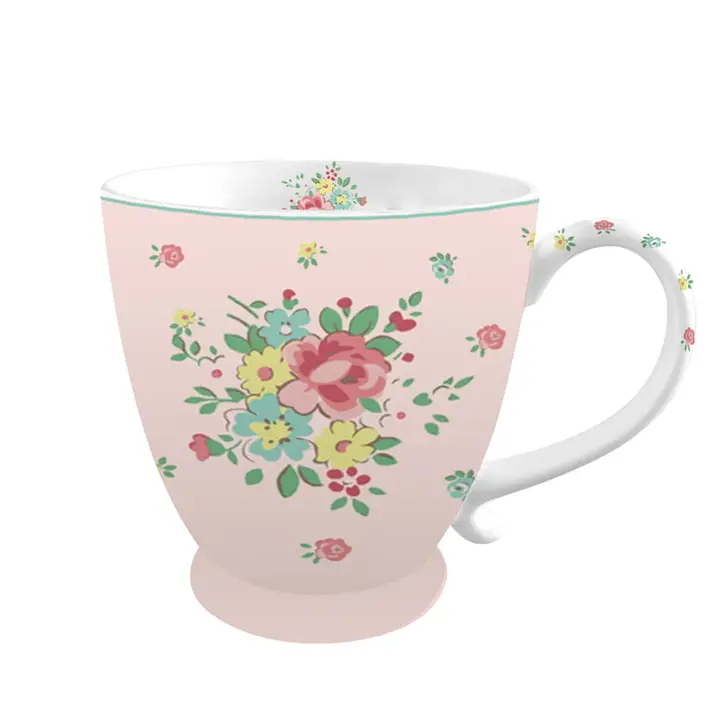 Taza de porcelana inglesa Abby - 430 ml.