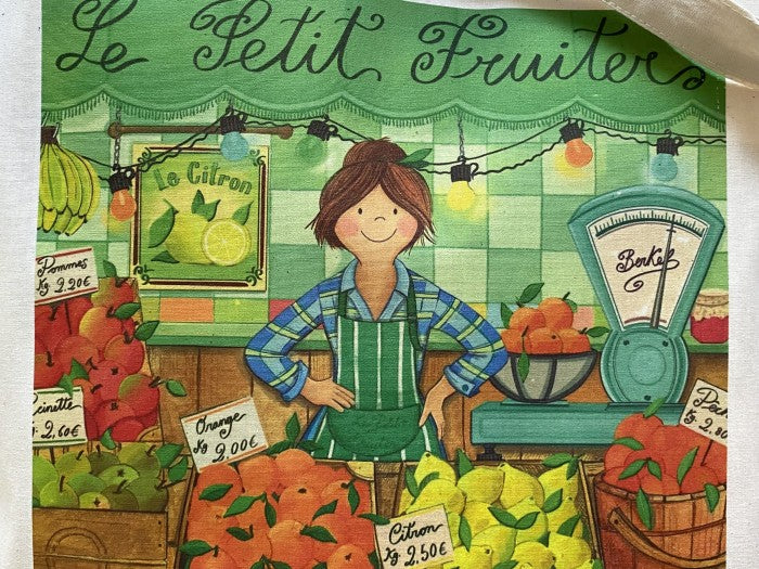 Totebag de tela Le petit Fruiter
