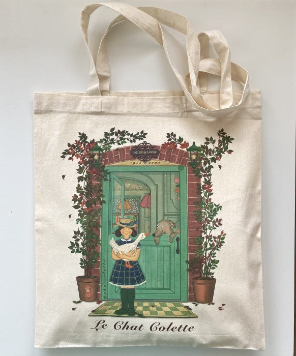 Totebag de tela Green Door