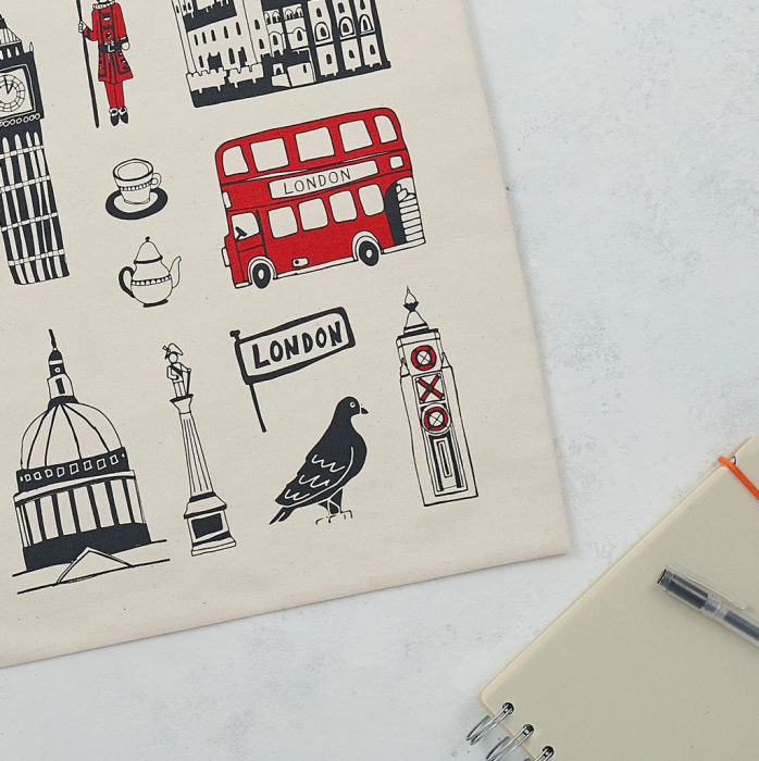 Totebag London Iconic by Victoria Eggs