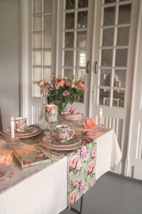Taza de porcelana inglesa Peonies Composition