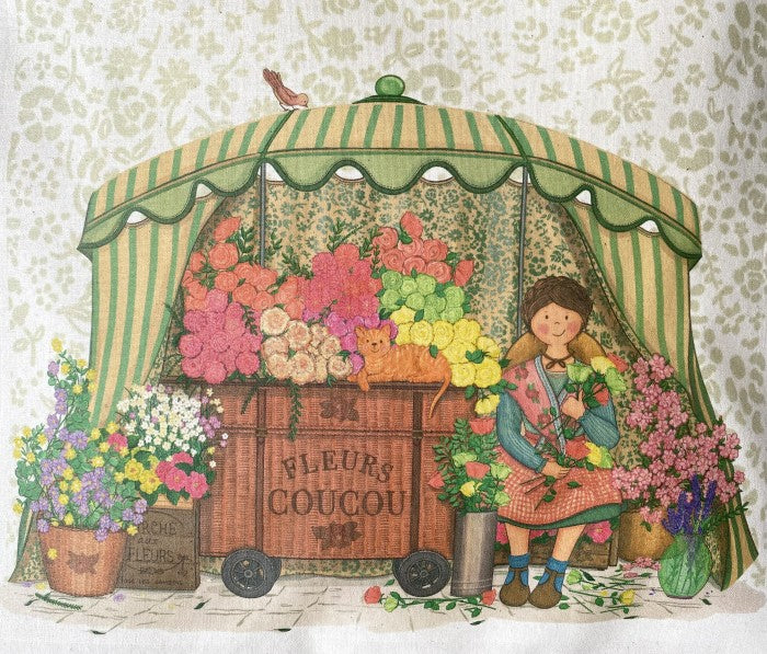 Totebag de tela Fleurs Coucou