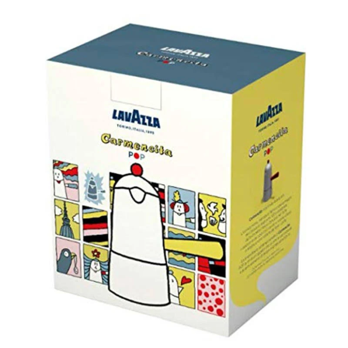 Cafetera italiana Lavazza "Carmenicta Pop" 6 tazas.