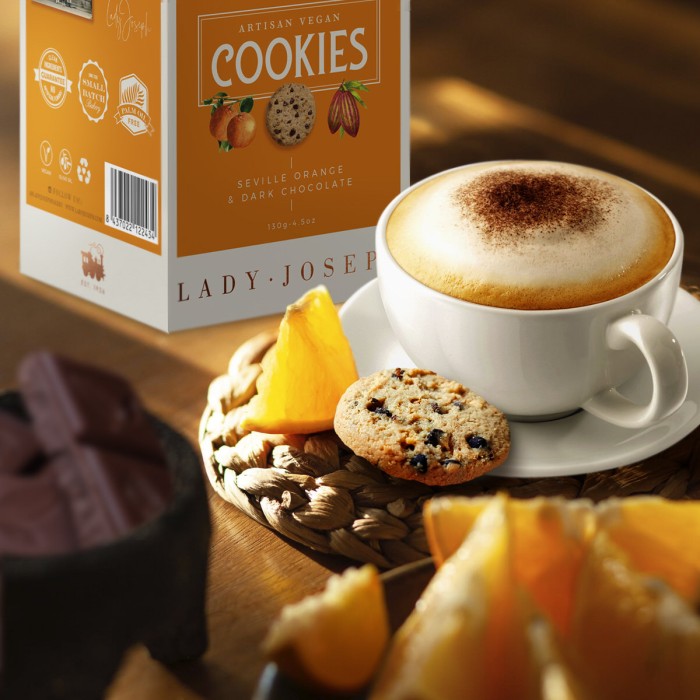 Cookies Naranja & Chocolate Lady Joseph 130 gr. 12 uds.