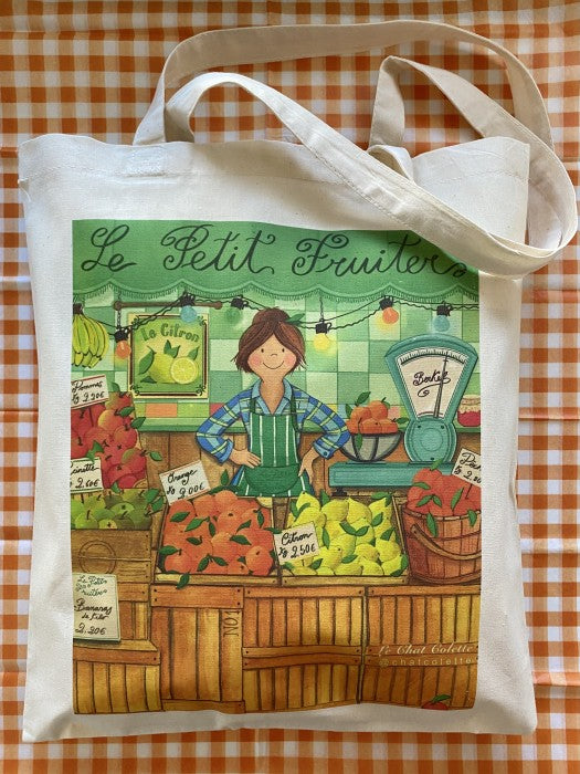 Totebag de tela Le petit Fruiter