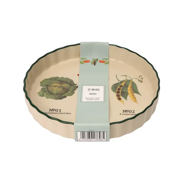 Fuente de horno redonda para tartas, producto oficial de RHS de Reino Unido