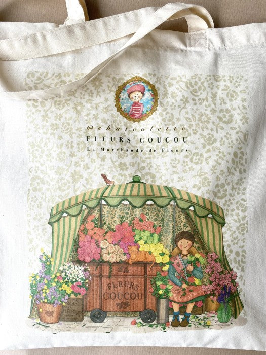 Totebag de tela Fleurs Coucou
