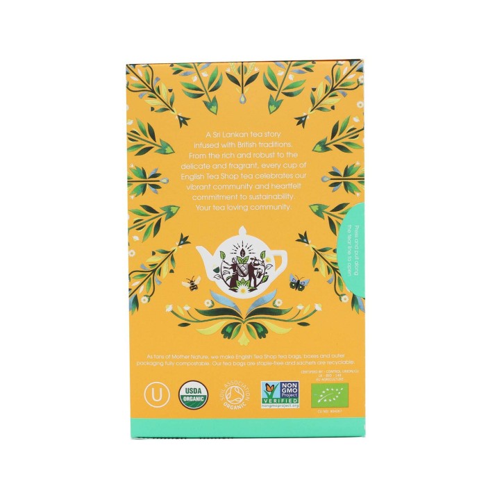 Manzanilla ecológica English Tea Shop-20 bolsitas