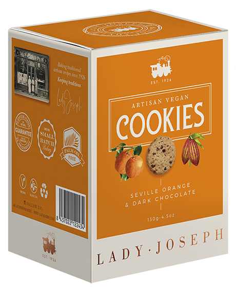 Cookies Naranja & Chocolate Lady Joseph 130 gr. 12 uds.