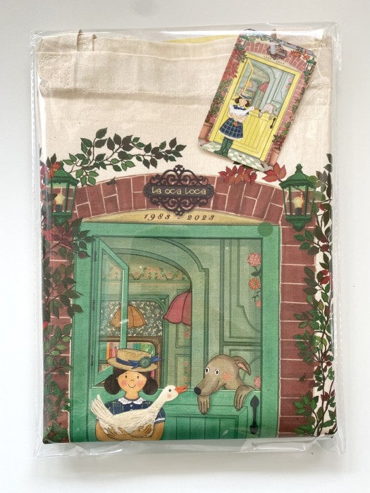 Totebag de tela Green Door