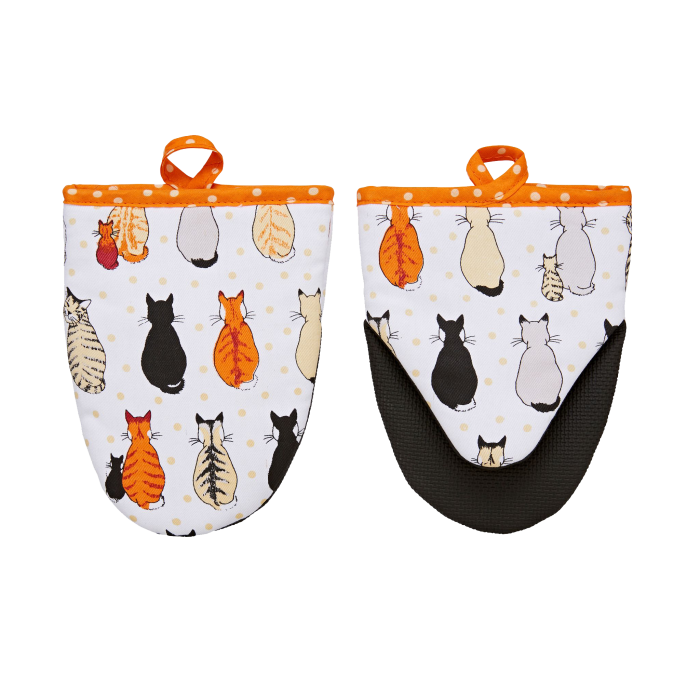 Guantes para microondas y platos calientes Cats in Waiting