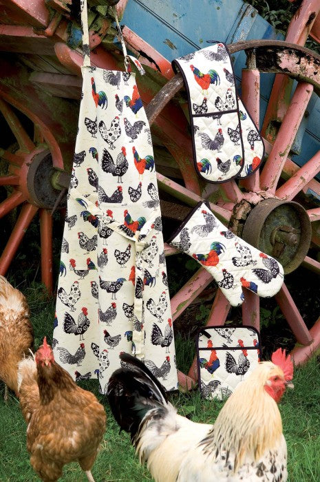 Delantal de algodón Rooster
