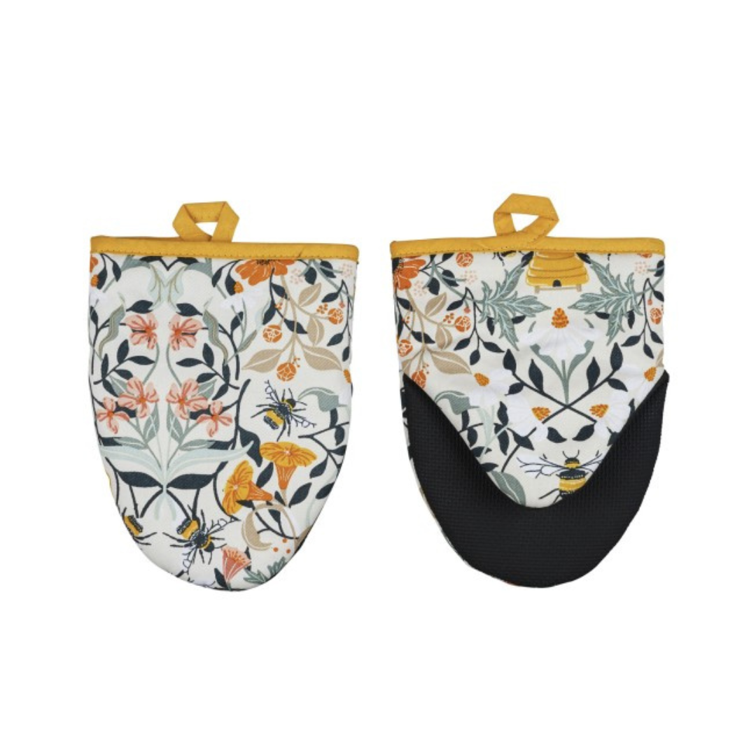 Guantes para microondas y platos calientes "Bee Bloom"