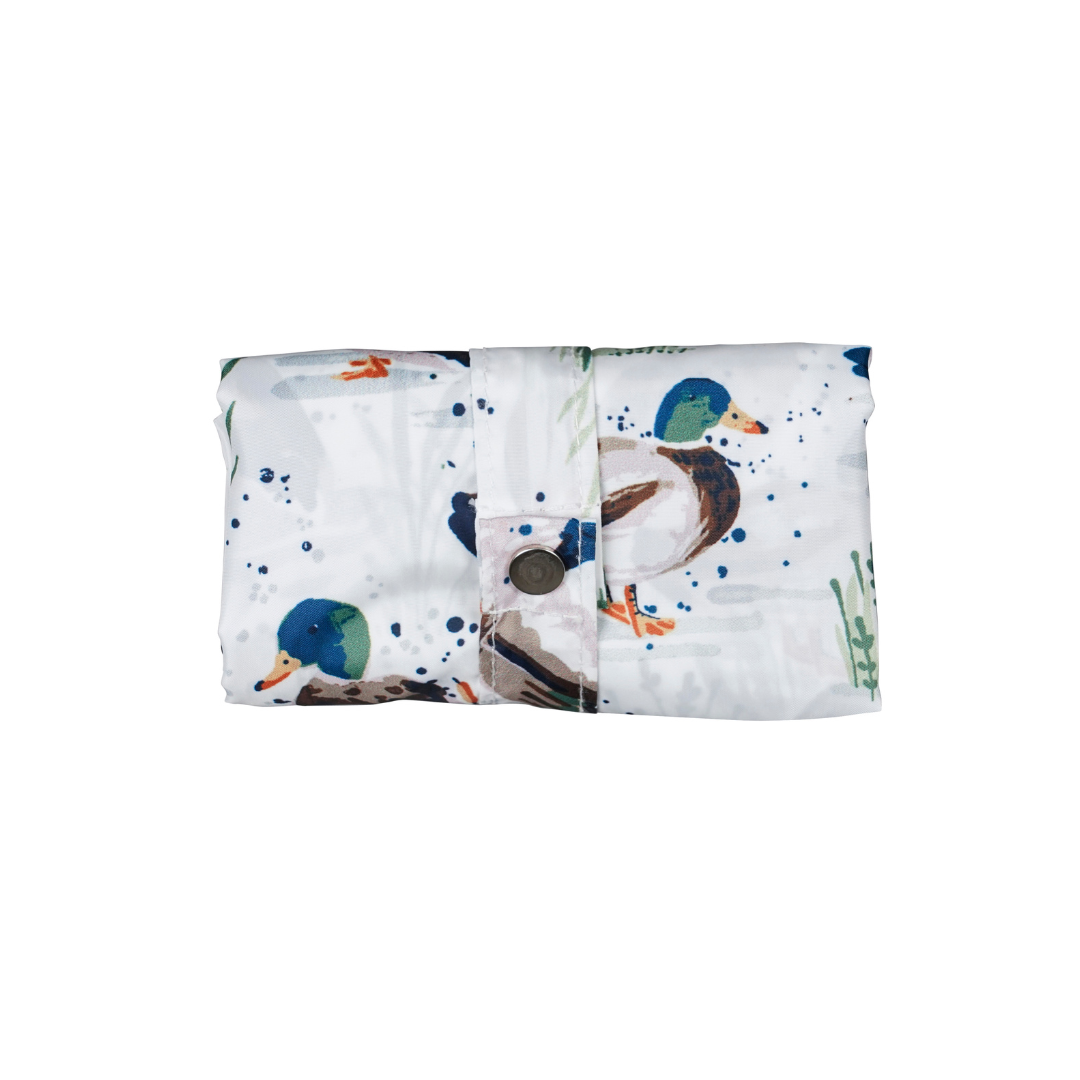 Bolsa plegable para llevar en el bolso Farmhouse Ducks