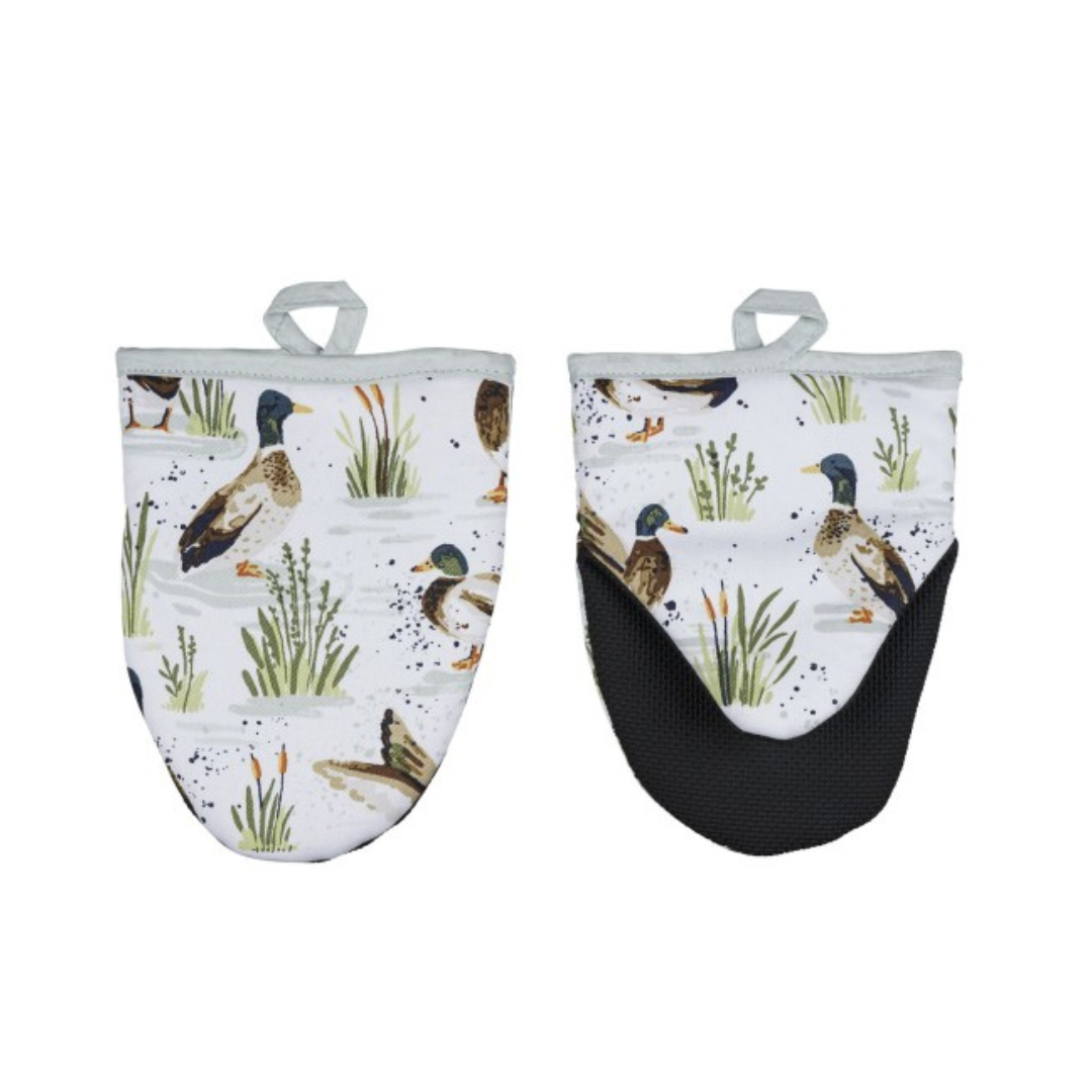 Guantes para microondas y platos calientes Farmhouse Ducks