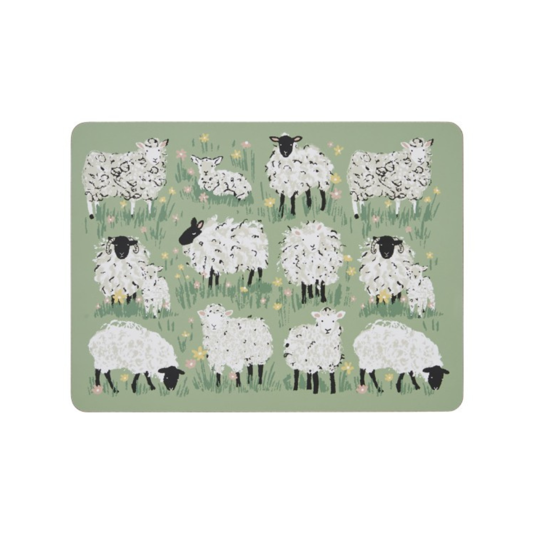 Mantel rígido individual Wolly Sheep