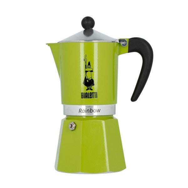 Cafetera Italiana Bialetti verde "Rainbow Green"