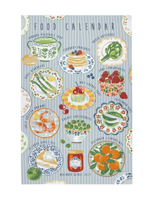 Paño de cocina Food Calendar