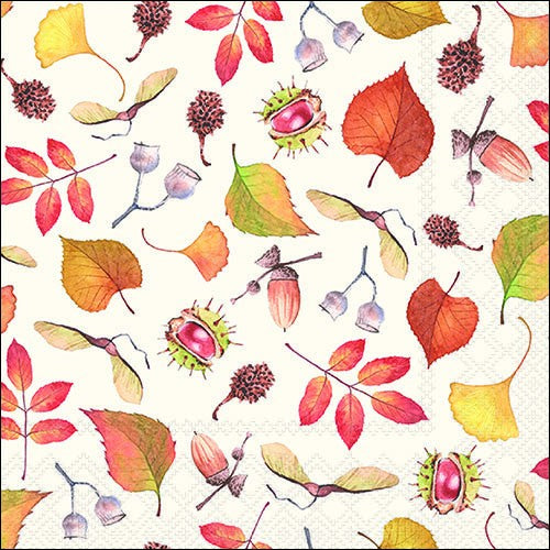 Servilletas decoradas Autumn details 20 uds.