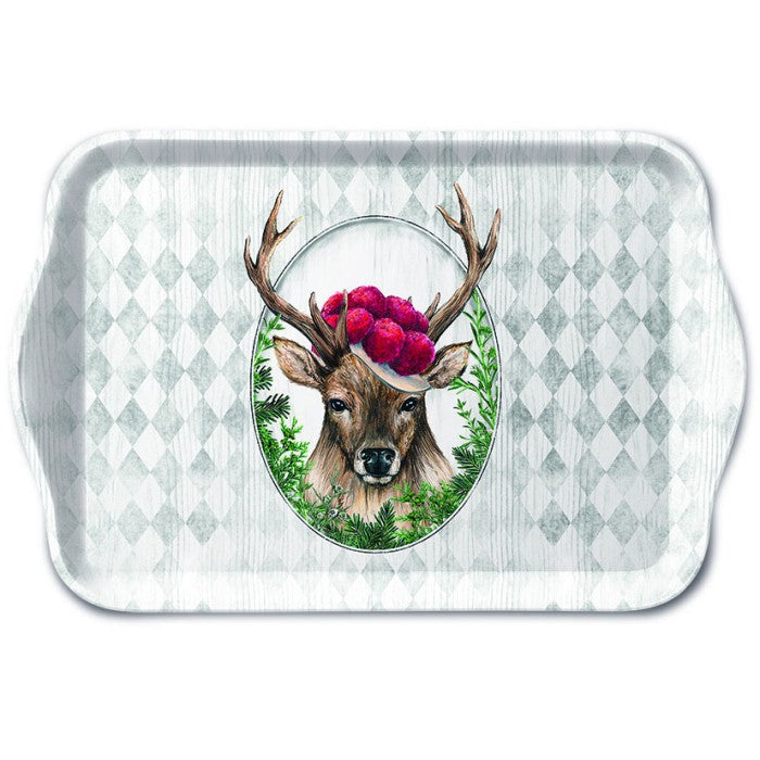 Bandeja de melamina mini Deer in frame