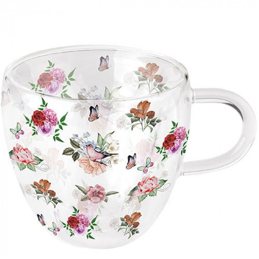 Taza de cristal de doble pared Charlotte 200 ml