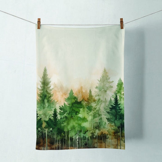 Paño de cocina Evergreen Trees