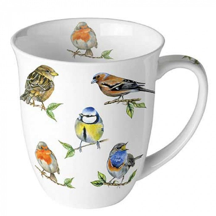 Taza de porcelana inglesa Bird Species
