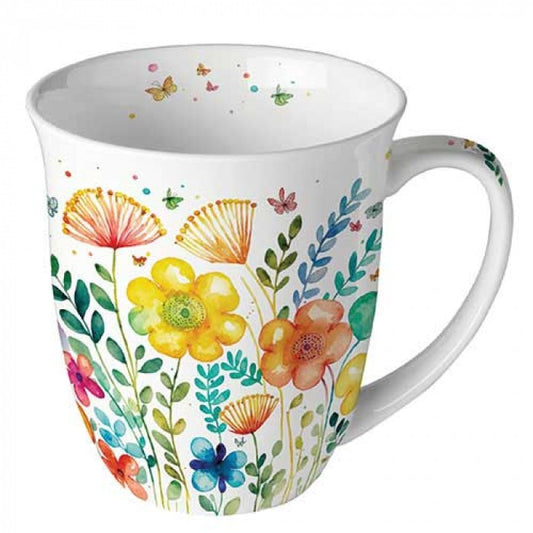 Taza de porcelana inglesa Vibrant Spring