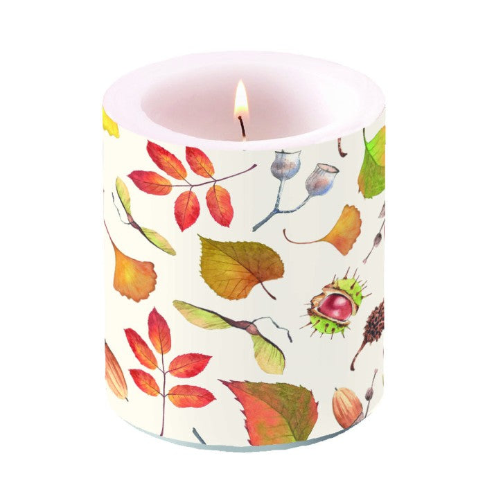 Vela decorada Autumn Details