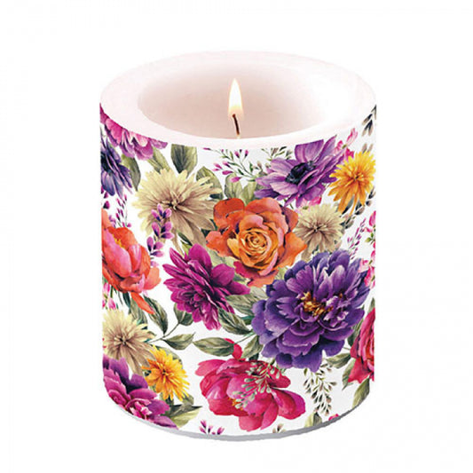 Vela decorada Anne White