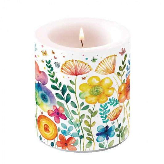 Vela decorada Vibrant Spring