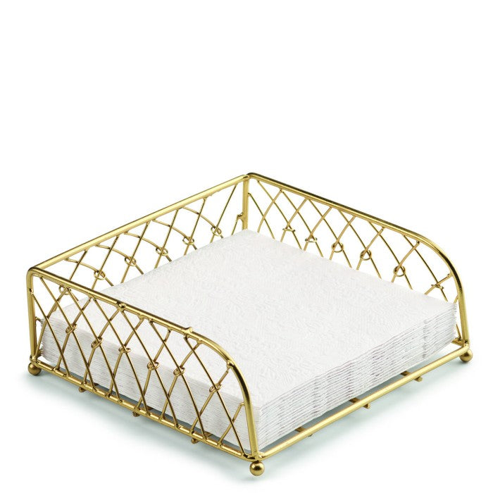 Servilletero dorado Wire Big Gold