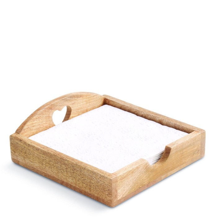Servilletero de madera