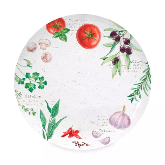 "Home & Kitchen" Juego de 4 platos llanos, 25 cm