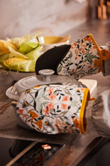 Guantes para microondas y platos calientes "Bee Bloom"