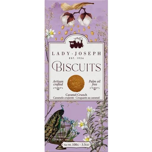 Galletas de Caramelo y Sésamo Lady Joseph 100 gr. 14 uds.