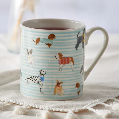 Taza de porcelana inglesa "Dog" de Price & Kensington 340 ml.