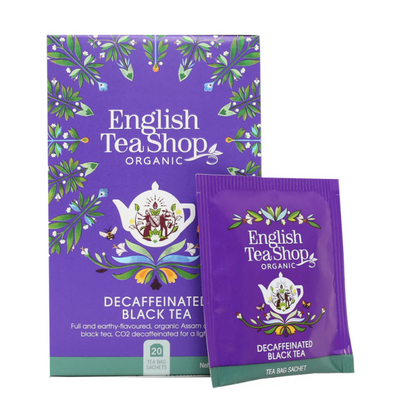 Té negro descafeinado ecológico English Tea Shop-20 bolsitas