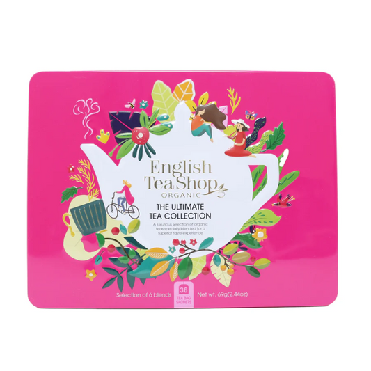 Lata de té Ultimate Collection Eco-36 bolsitas.