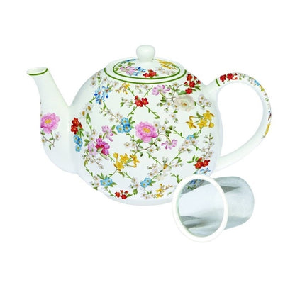 Tetera de porcelana con filtro Garden Dreams