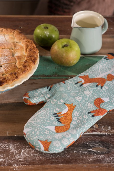 Guante para horno Foraging Fox Blue