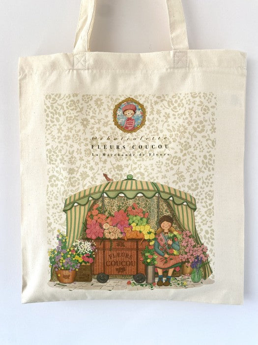 Totebag de tela Fleurs Coucou