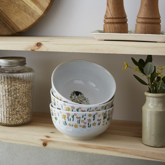 Bowl de porcelana inglesa Wolly Sheep