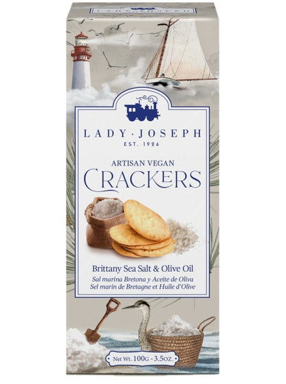 Crackers Sal Guerande y Aceite de Oliva Lady Joseph 100 gr.14 uds.
