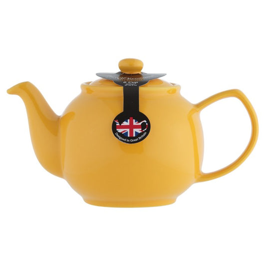 Tetera inglesa amarilla "Mustard" de Price & Kensington 6 tazas